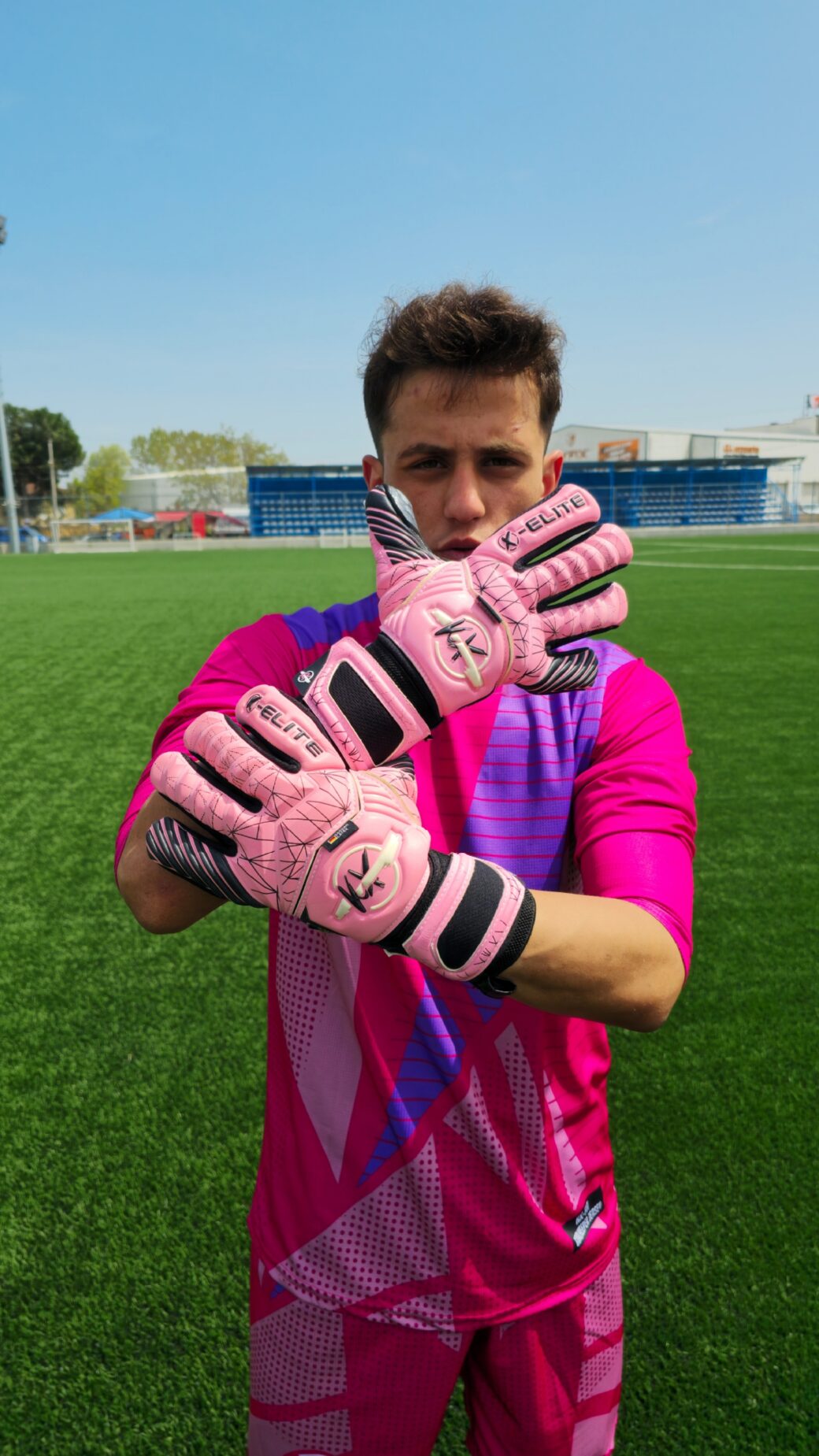 Kx Strong -Negatif Kesim- Pro Maç Eldiveni 'Pembe'