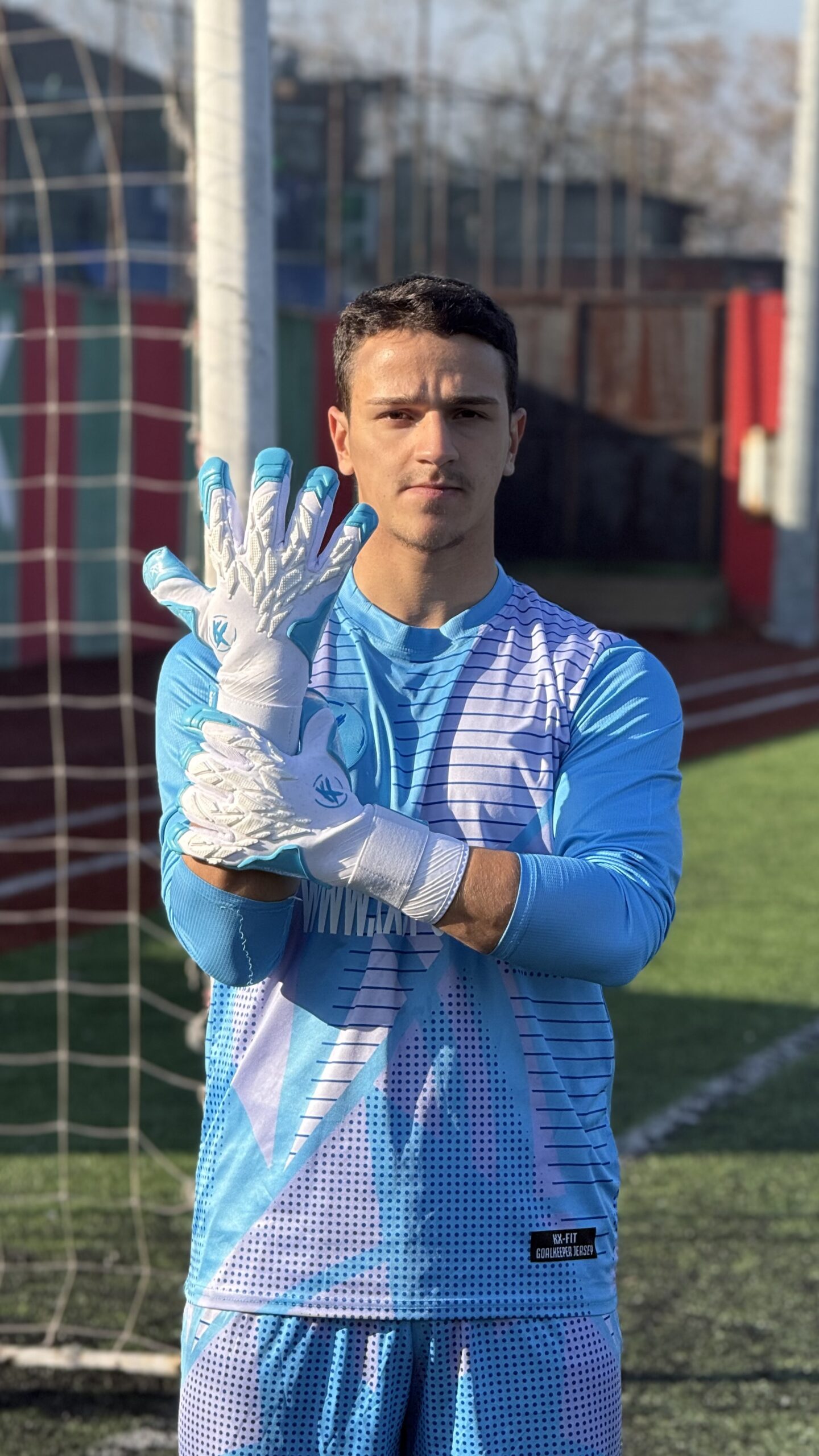 Yeni Kx ‘CRAZY -AQUA’ Profesyonel Kaleci Eldiveni - Image 10