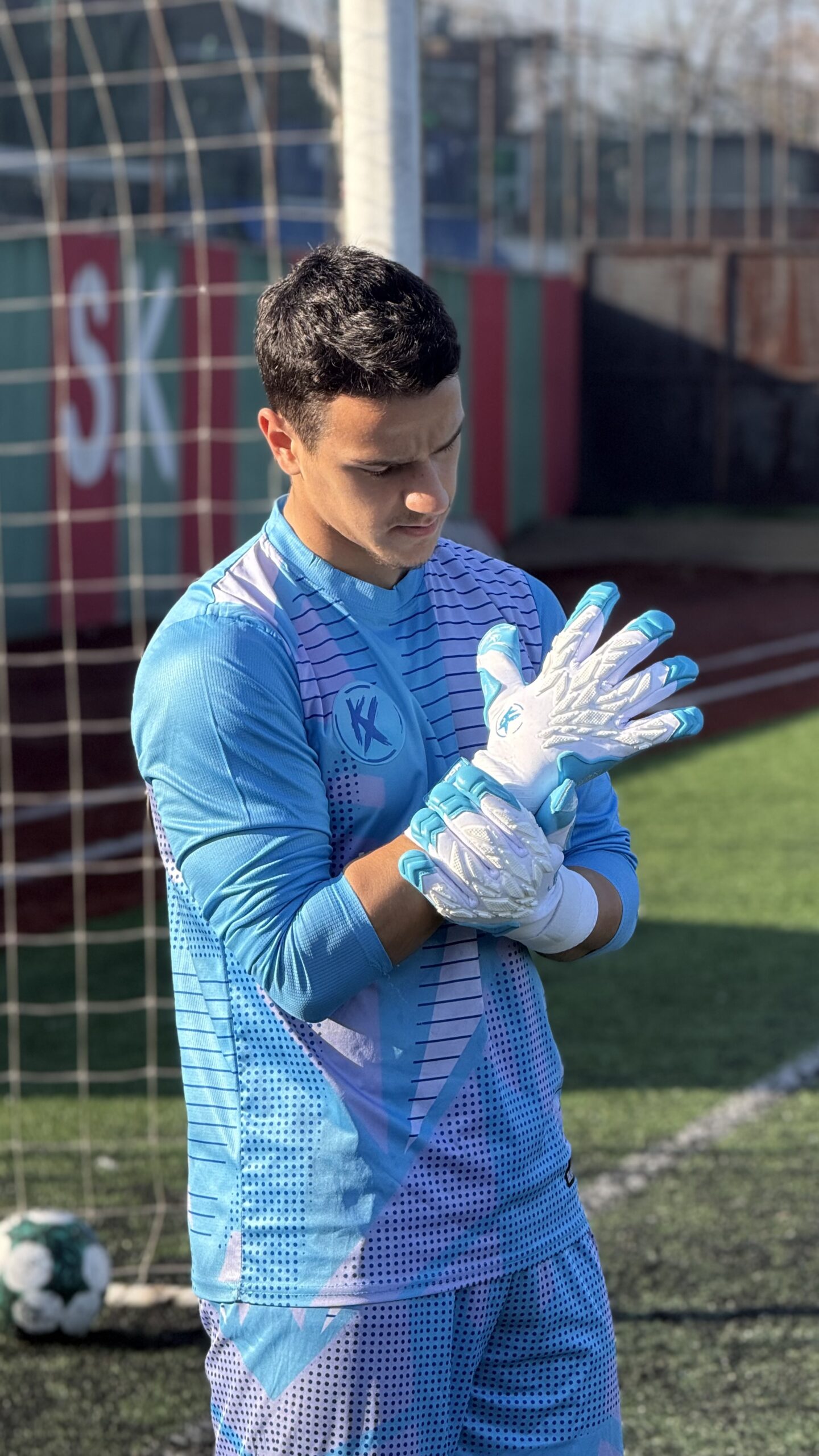 Yeni Kx ‘CRAZY -AQUA’ Profesyonel Kaleci Eldiveni - Image 7