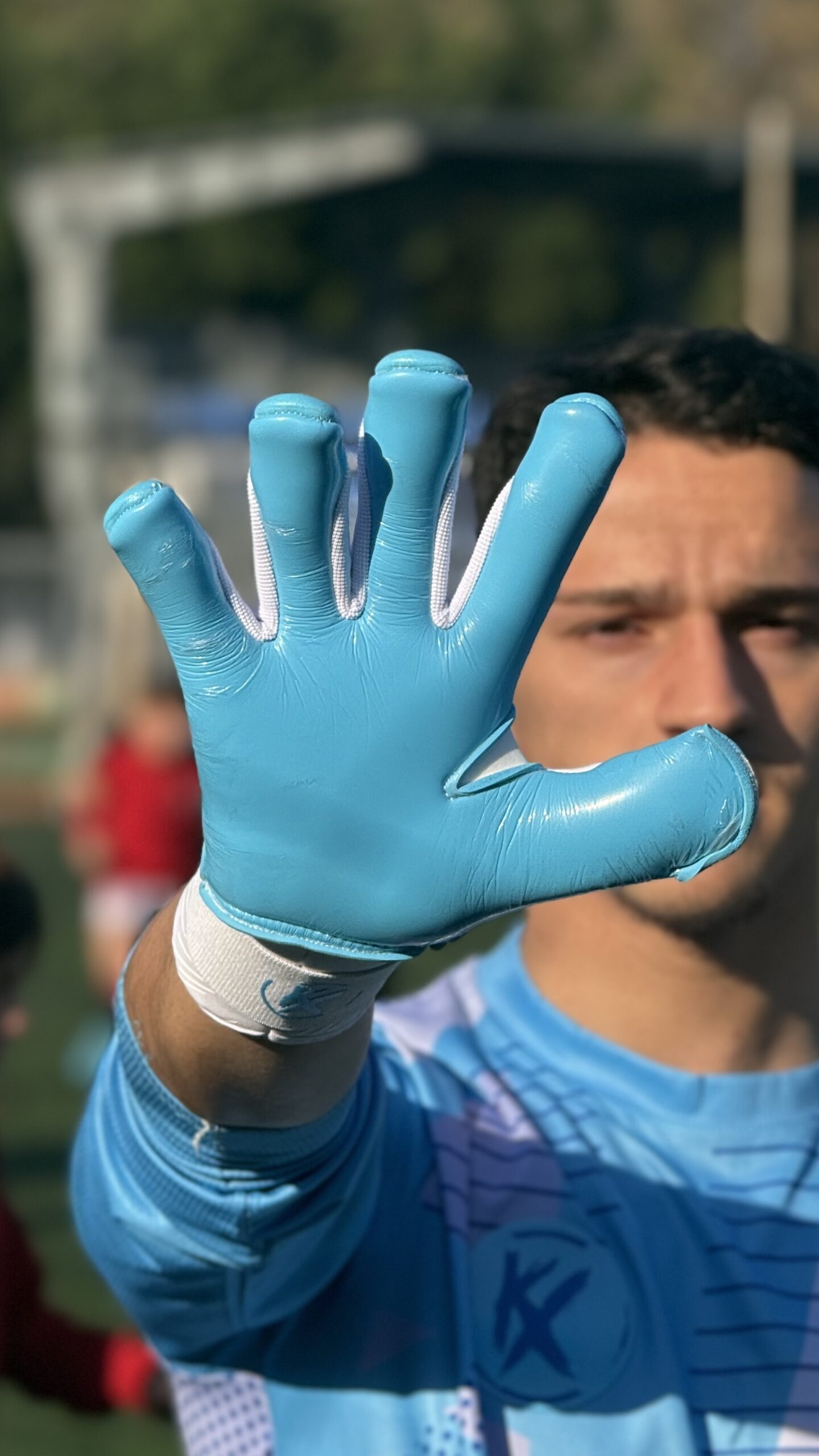 Yeni Kx ‘CRAZY -AQUA’ Profesyonel Kaleci Eldiveni - Image 6