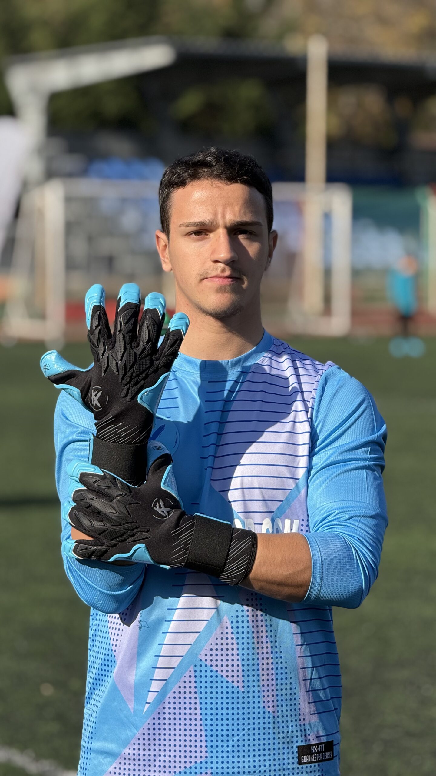 Yeni Kx ‘CRAZY -AQUA’ Profesyonel Kaleci Eldiveni - Image 11