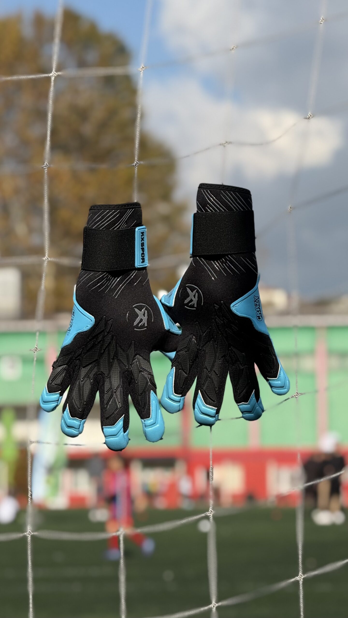 Yeni Kx ‘CRAZY -AQUA’ Profesyonel Kaleci Eldiveni - Image 3