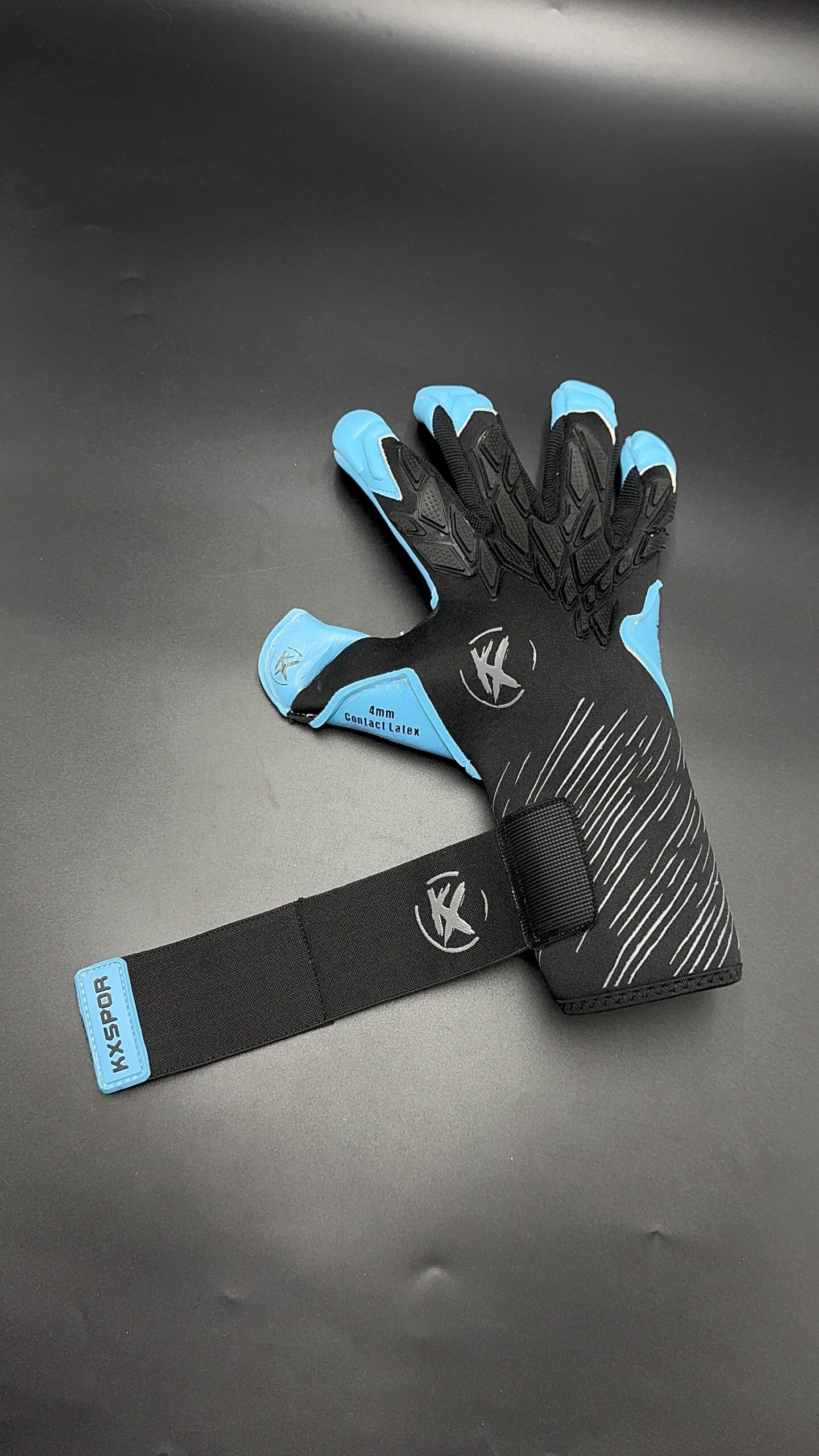 Yeni Kx ‘CRAZY -AQUA’ Profesyonel Kaleci Eldiveni - Image 7