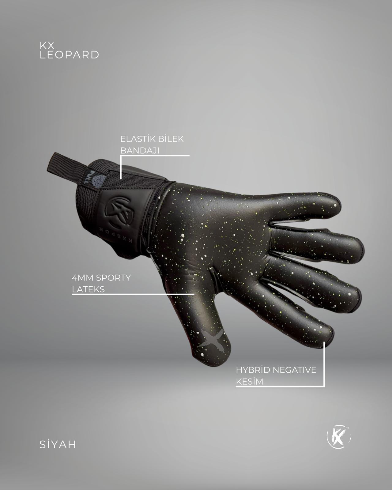 Kx -LEOPARD- Yarı Profesyonel Kaleci Eldiveni - Image 2