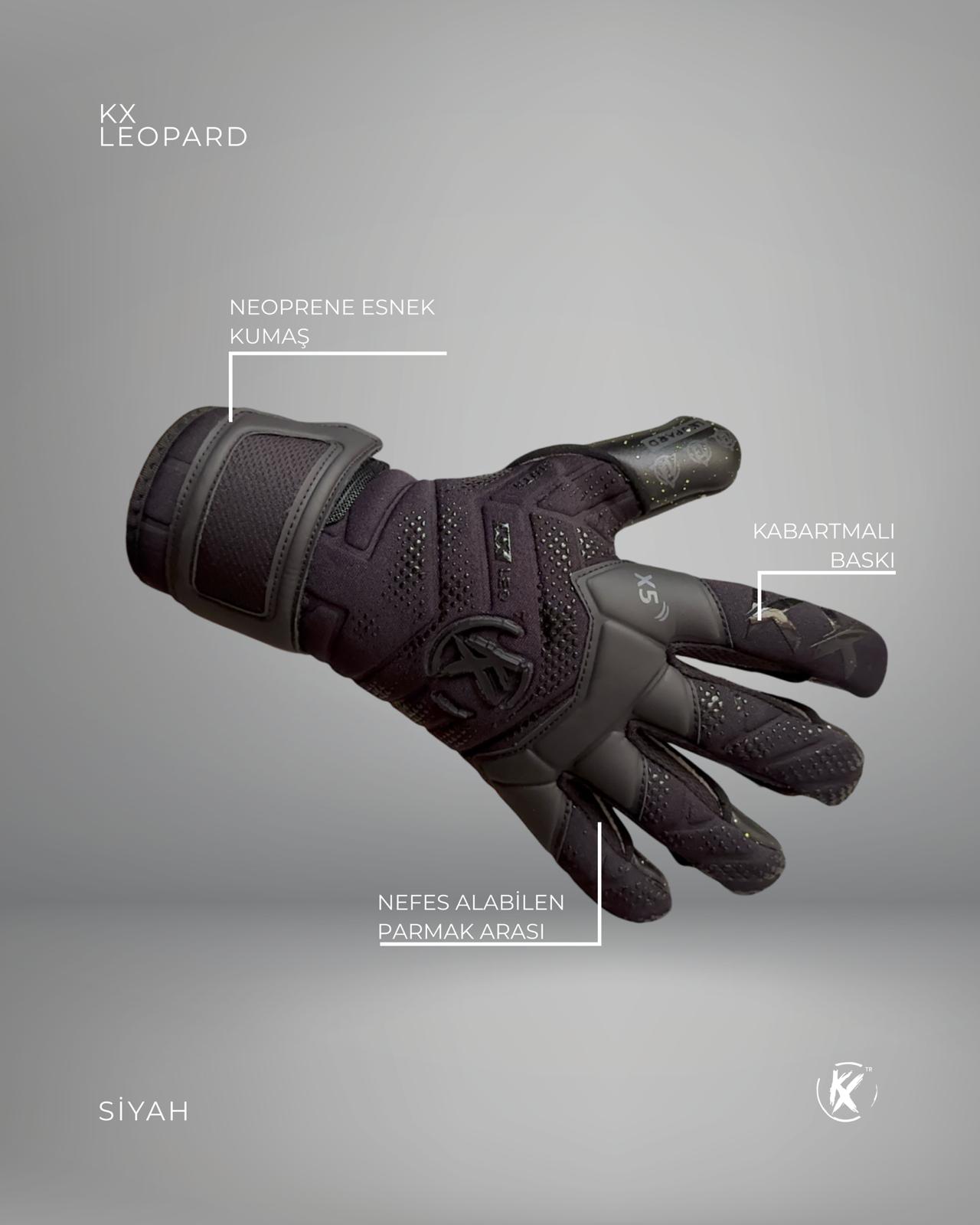 Kx -LEOPARD- Yarı Profesyonel Kaleci Eldiveni